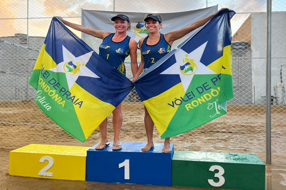 Rondônia leva ouro na III etapa do Circuito Amazônia de Vôlei de praia feminino 