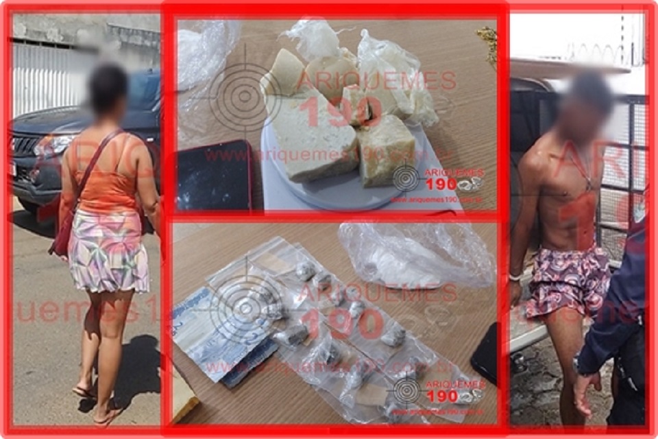 A moradora alegou não saber a quem pertencia à droga. Ainda na casa, estava seu filho