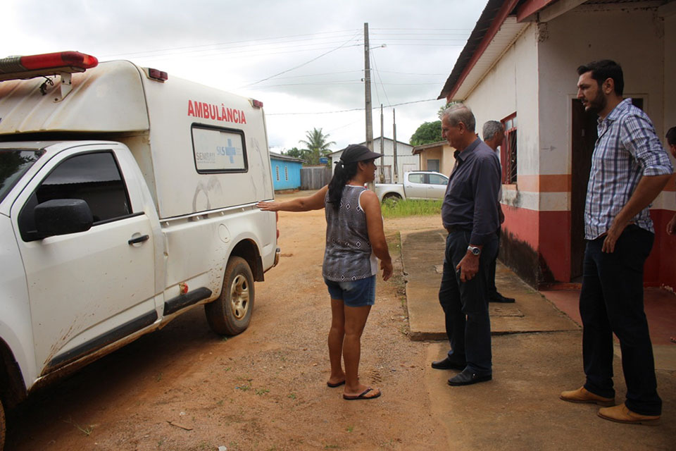 Adelino Follador visita Garimpo Bom Futuro e constata abandono da base do Samu