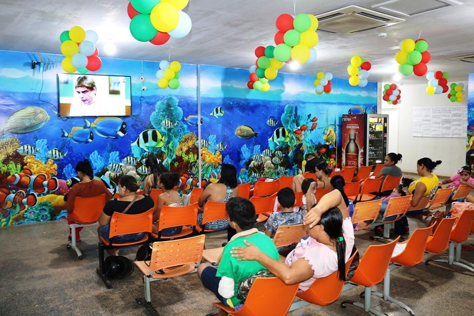 Nova pintura traz acolhimento e humanização ao ambiente hospitalar Cosme e Damião