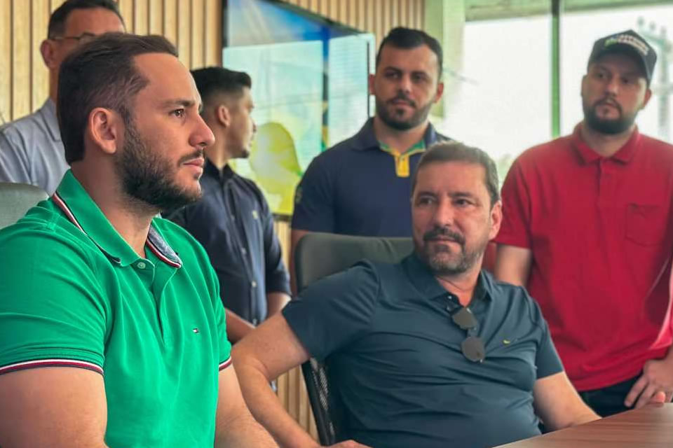 Affonso Cândido acompanha visita de Hildon Chaves a Ji-Paraná