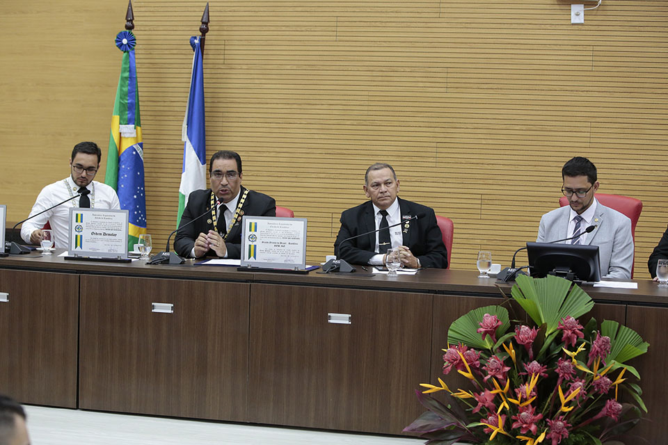 Deputado Anderson Pereira entrega Voto de Louvor à Ordem DeMolay em Rondônia