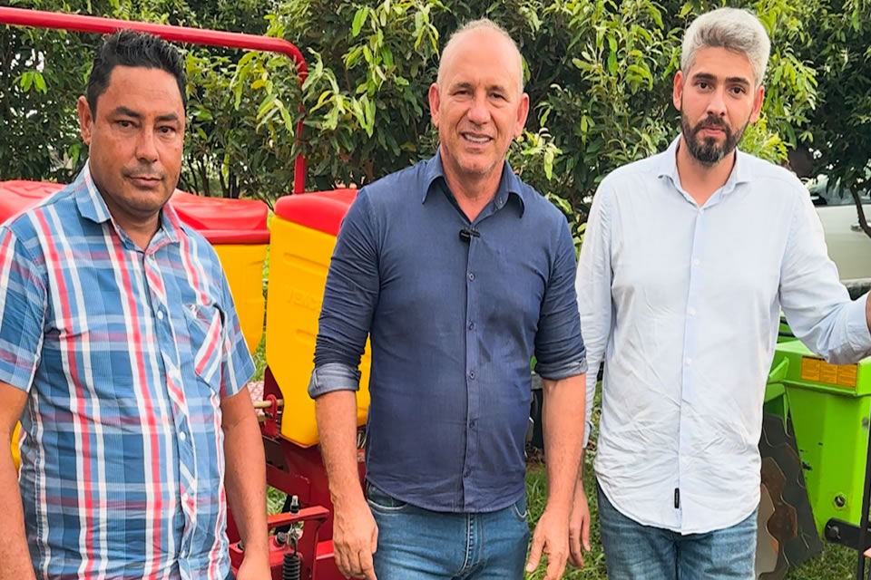 Recurso do deputado Ezequiel Neiva garante conjunto de implementos agrícolas para atender a agricultura familiar em Novo Horizonte