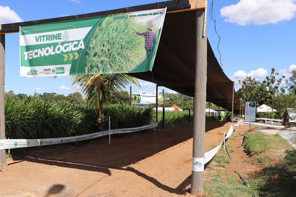 Vitrine Tecnológica reforça produção sustentável na agricultura familiar na Rondônia Rural Show