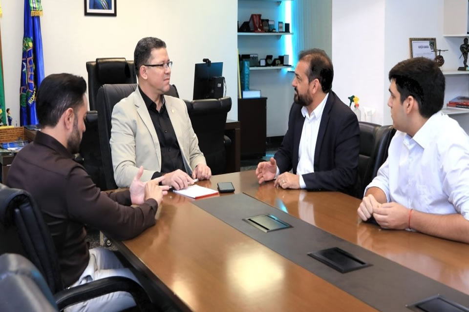 Laerte Gomes se reúne com governador Marcos Rocha e discute projetos para 2024