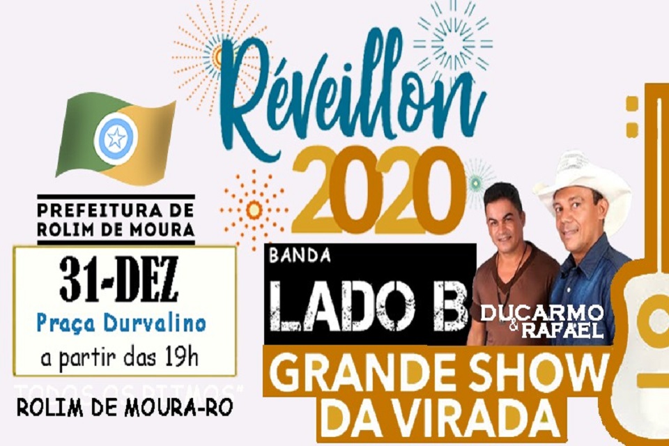 Rolim de Moura realizará Réveillon na Praça Durvalino
