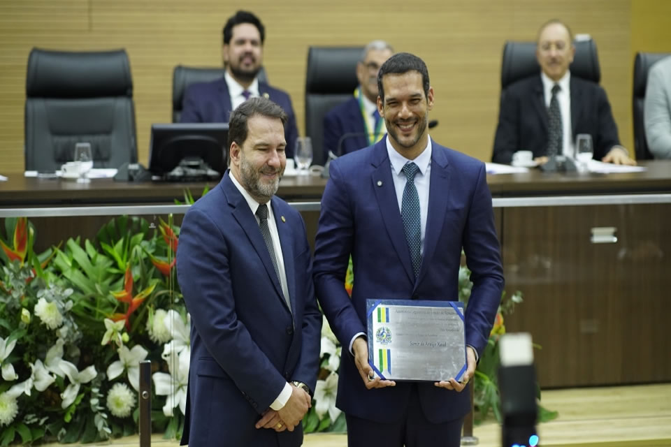 Assembleia Legislativa de Rondônia concede Título de Cidadão Honorário ao presidente da CBF, Samir Xaud