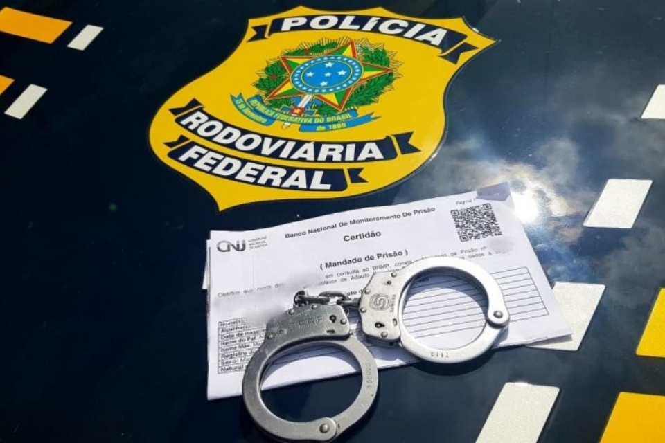 Foragido da Justiça é preso pela PRF em Rondônia