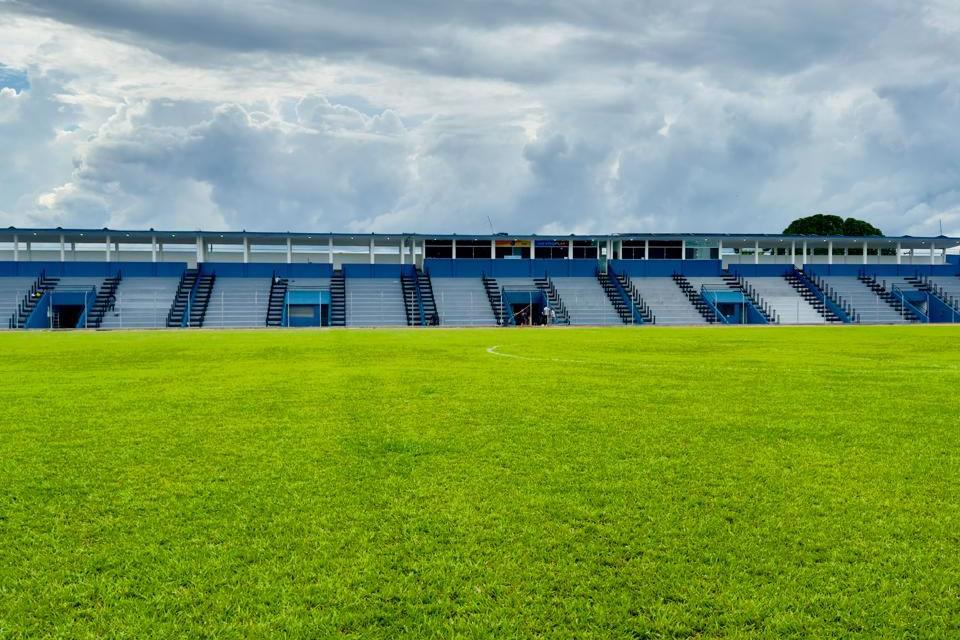 Estádio Aluízio Ferreira recebe melhorias e se prepara para jogos da Copa do Brasil em Rondônia