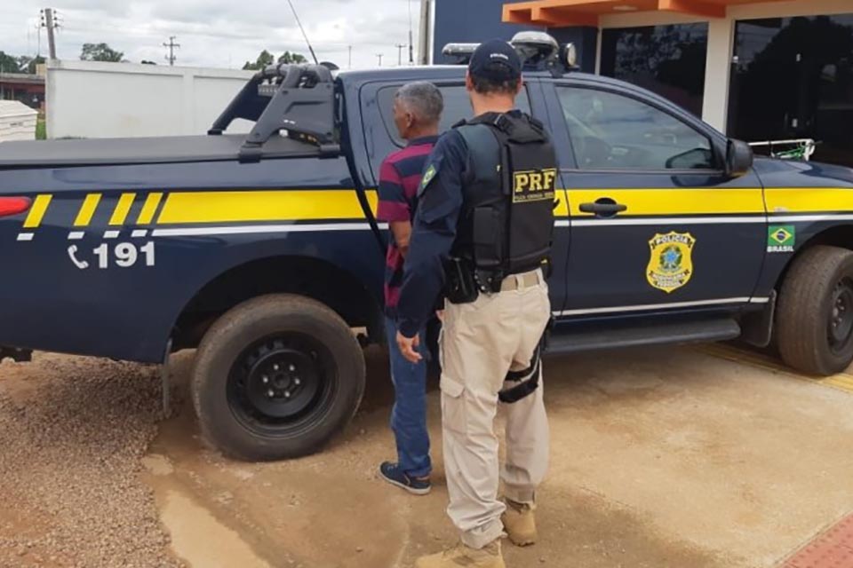 PRF prende foragido condenado por estupro de vulnerável em Rondônia