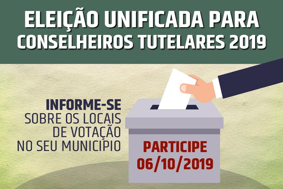 Ministério Público vai fiscalizar Eleição Unificada para Conselheiros Tutelares que ocorre neste domingo