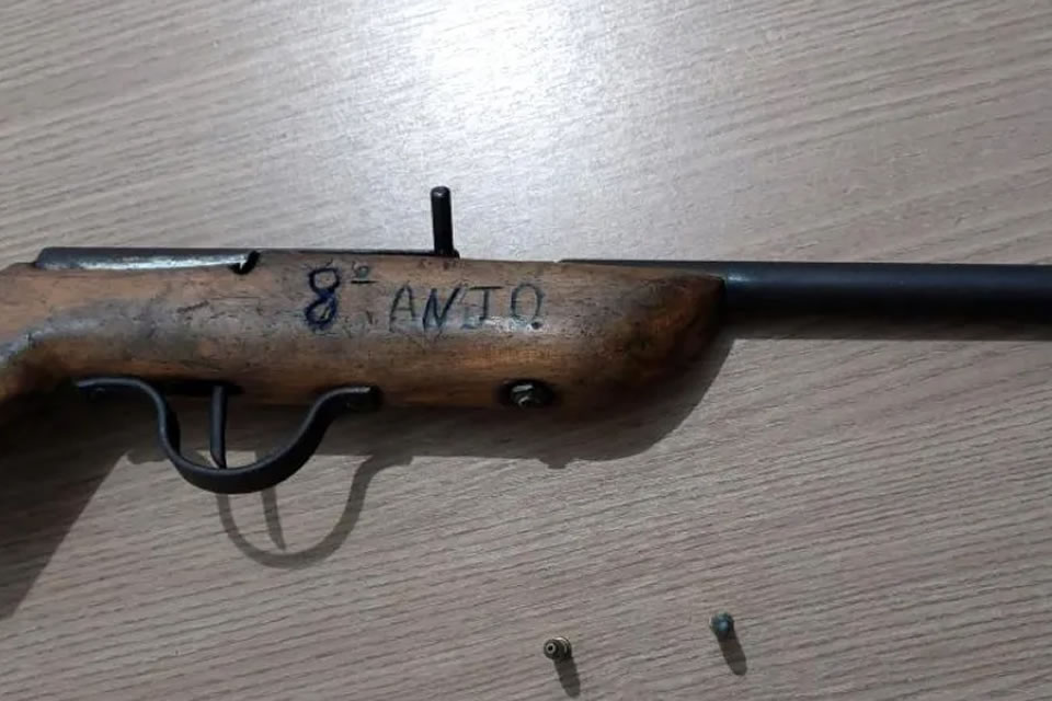 Dois homens são presos por porte irregular de arma de fogo em Ouro Preto do Oeste