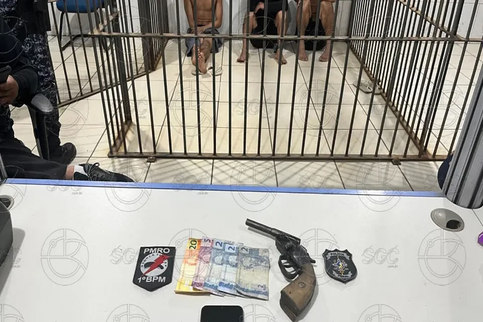 Polícia prende apenado e dois foragidos em operação conjunta