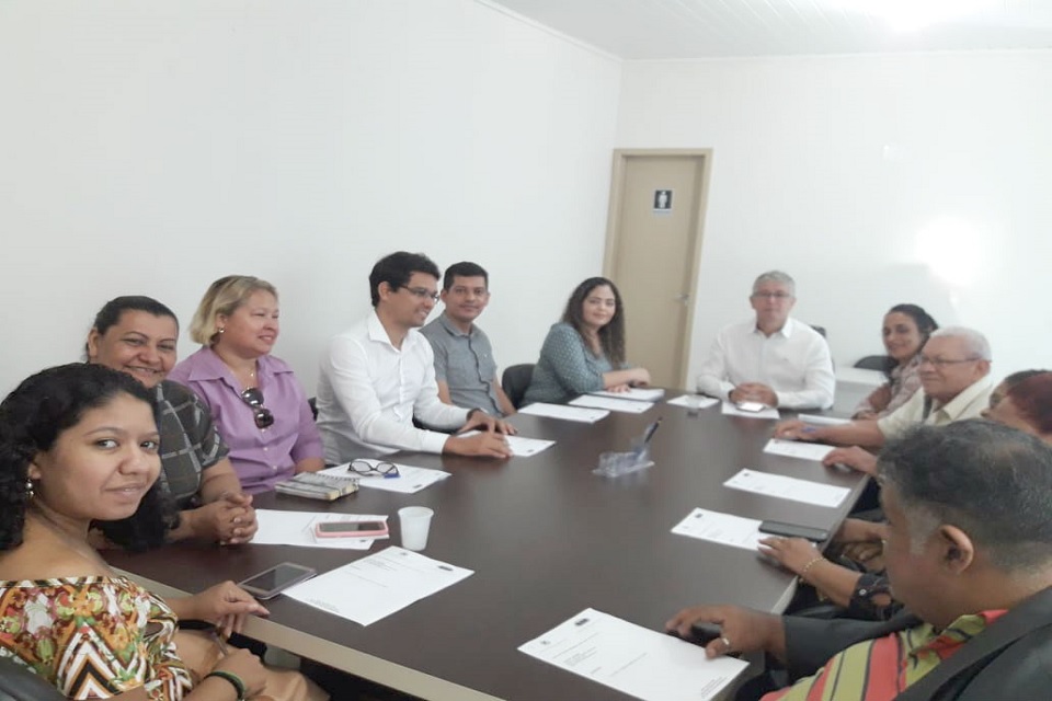 Primeira reunião com novos representantes do Conselho