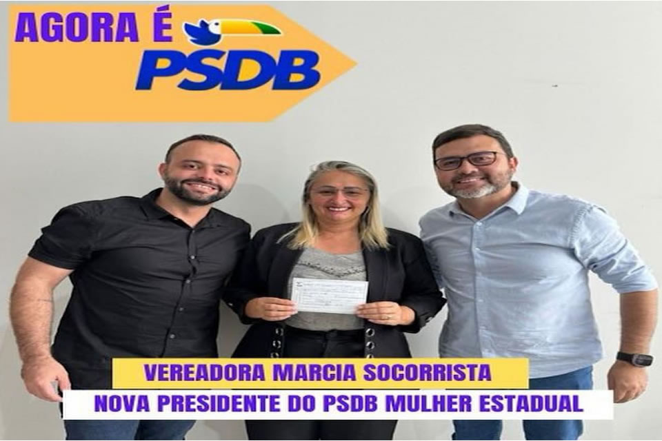 Vereadora Márcia Socorristas Animais assume presidência do PSDB Mulher Estadual