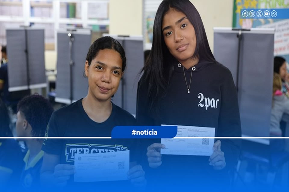 “Meu Voto, Meu Poder” nas escolas: Justiça Eleitoral presta atendimento em escolas públicas da capital