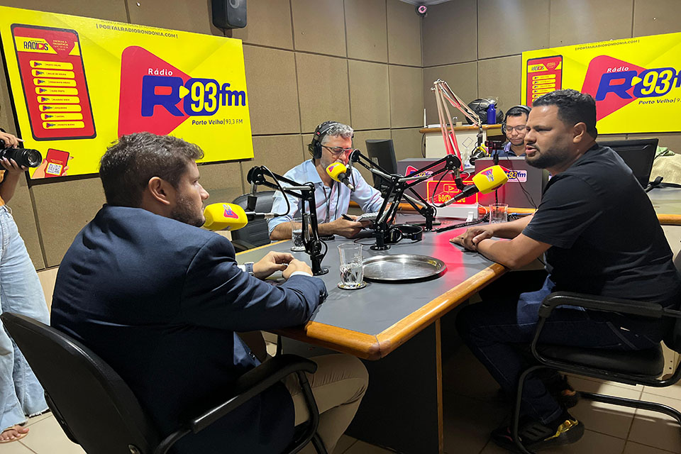 Samuel Costa marca presença hoje no segundo dia de entrevistas com Cremero e Rádio Rondônia FM 93,3