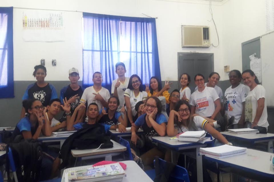 Mobilização nas Escolas; saúde ocular dos alunos em Castanheiras 