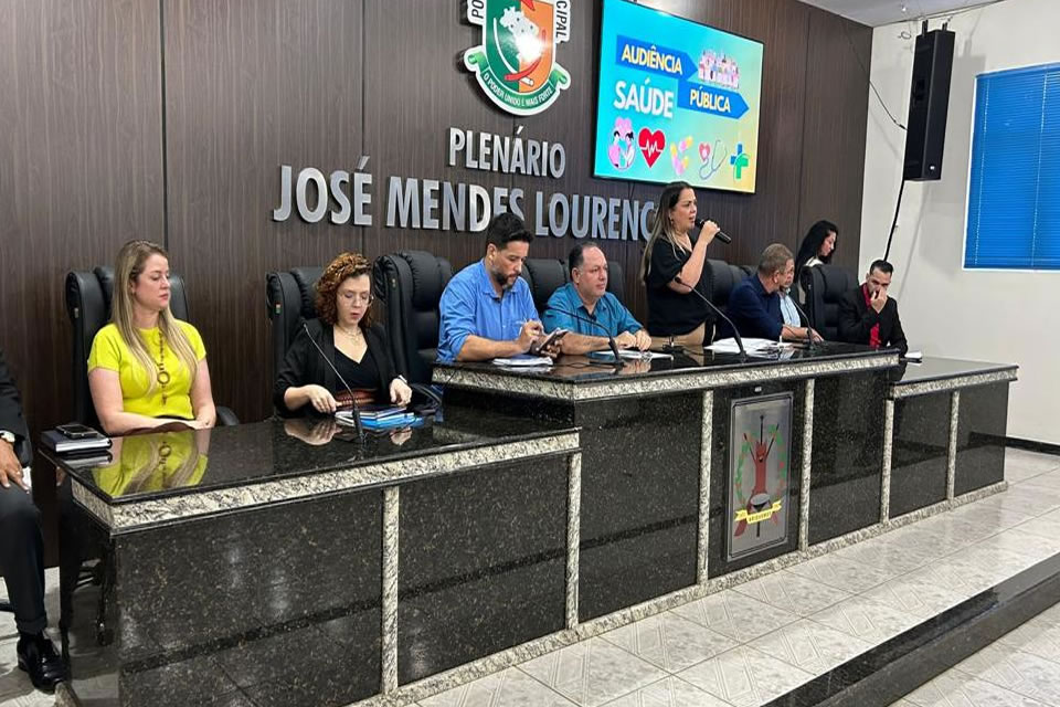 Audiência Pública em Ariquemes debate descentralização da saúde no Vale do Jamari