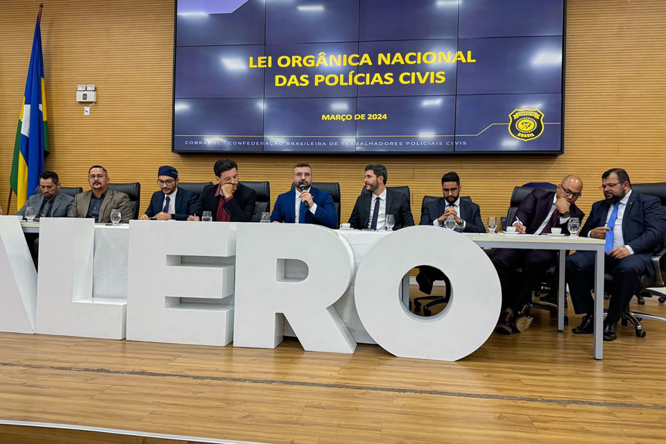 Ribeiro do Sinpol afirma que Rondônia pode se tornar projeto piloto na Lei Orgânica Nacional da Polícia Civil