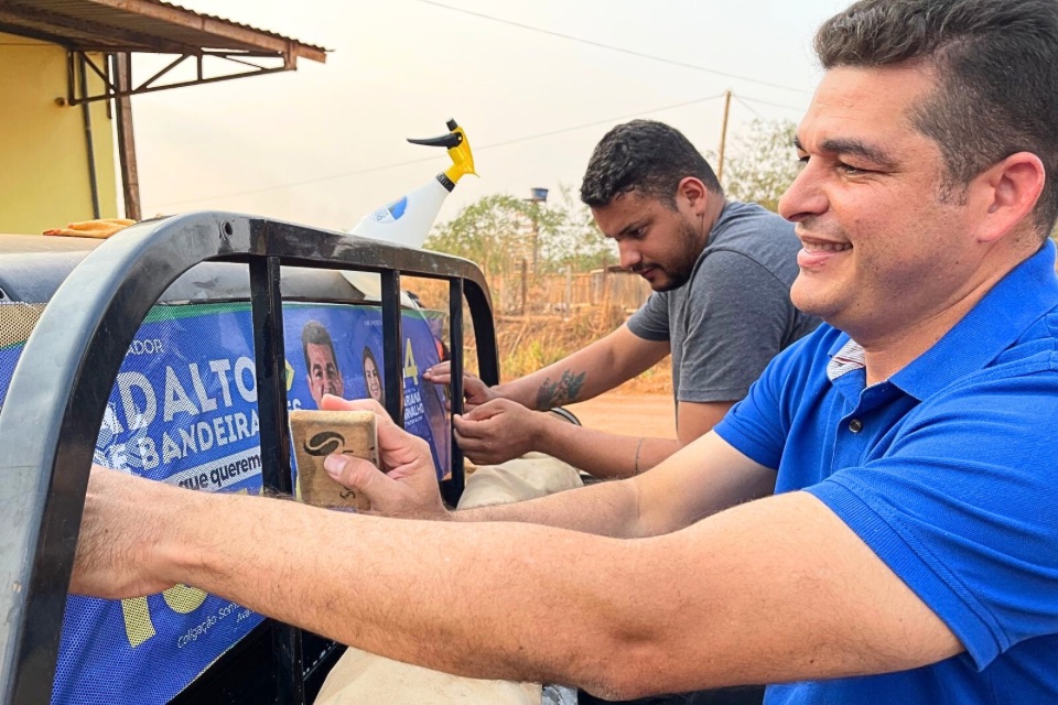 Candidato a vereador Adalto de Bandeirantes inaugura Comitê no Distrito de União Bandeirantes