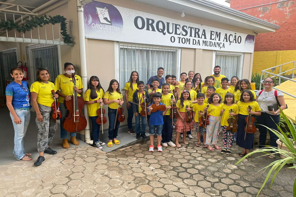 Nim Barroso confirma pagamento de emenda para a Orquestra em Ação.