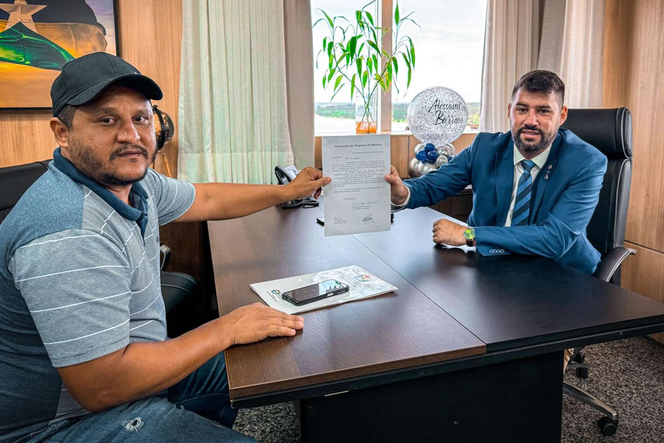 Nim Barroso se reúne com representante dos produtores de Novo Horizonte do Oeste
