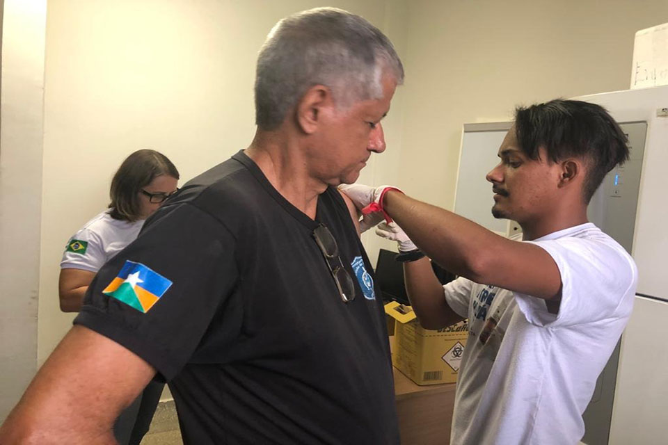 Vacinação nacional contra H1n1 inicia nos presídios de Rondônia 18 de abril de 2019 