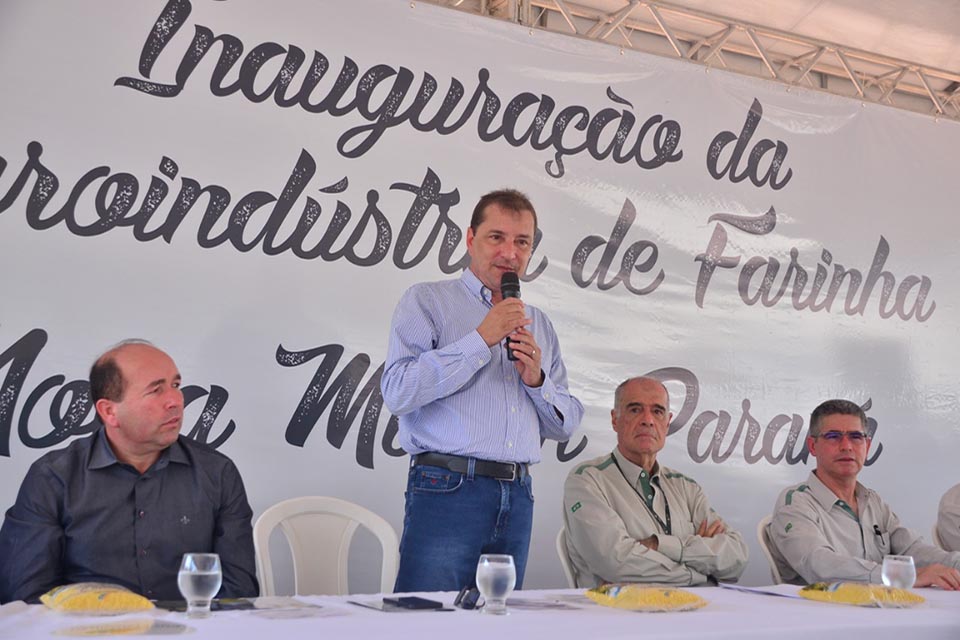 Hildon Chaves participa de inauguração da 1ª agroindústria de farinha de Nova Mutum