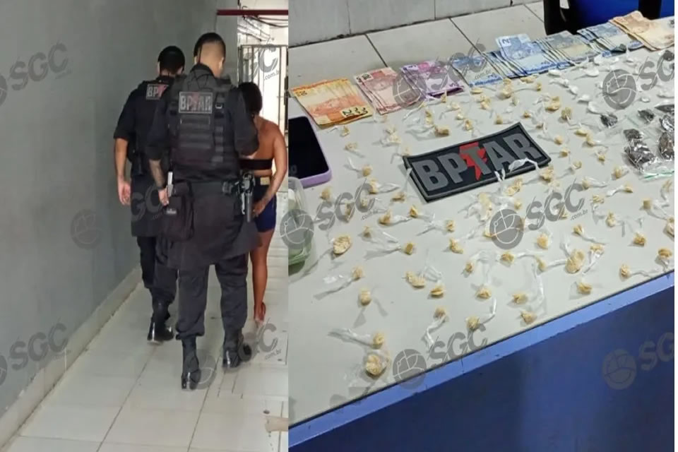 Mulher é presa com mais de 160 porções de drogas em Porto Velho