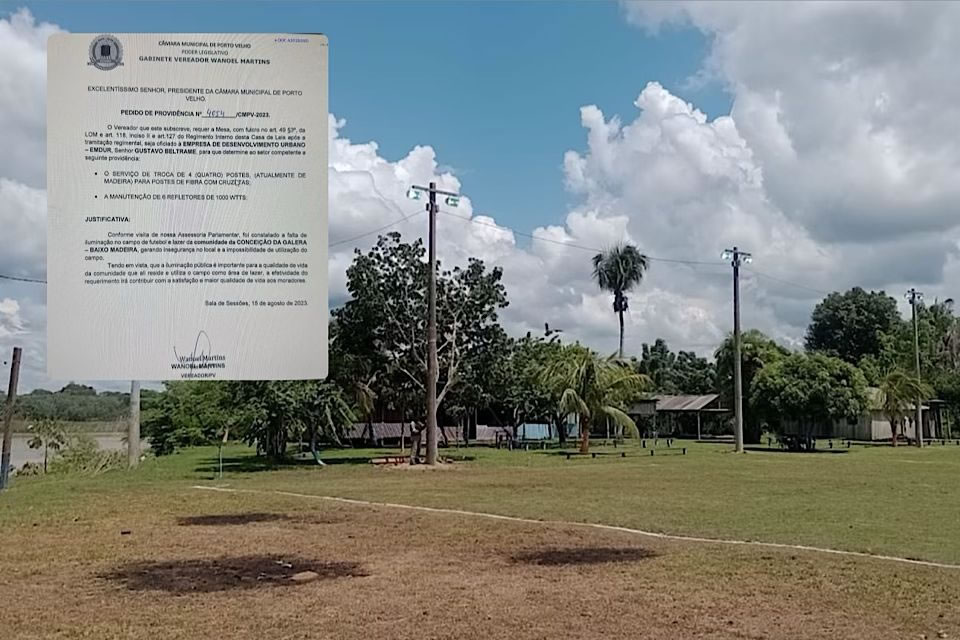 Vereador Wanoel atende à comunidade do baixo Madeira e solicita melhorias para o campo da Conceição da Galera