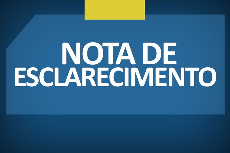 Nota de esclarecimento da Prefeitura de Porto Velho sobre o Cartão SIM