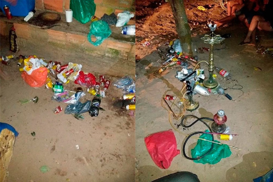 CACOAL: Policia flagra 14 pessoas em festa e vão responder na Justiça