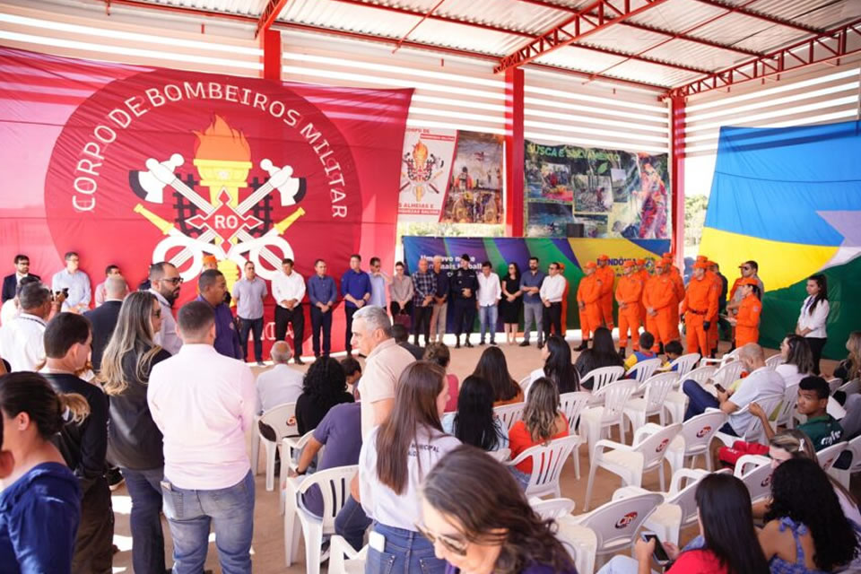 Quartel do Corpo de Bombeiros inaugurado pelo governo de RO diminui tempo de resposta nos atendimentos em Colorado do Oeste