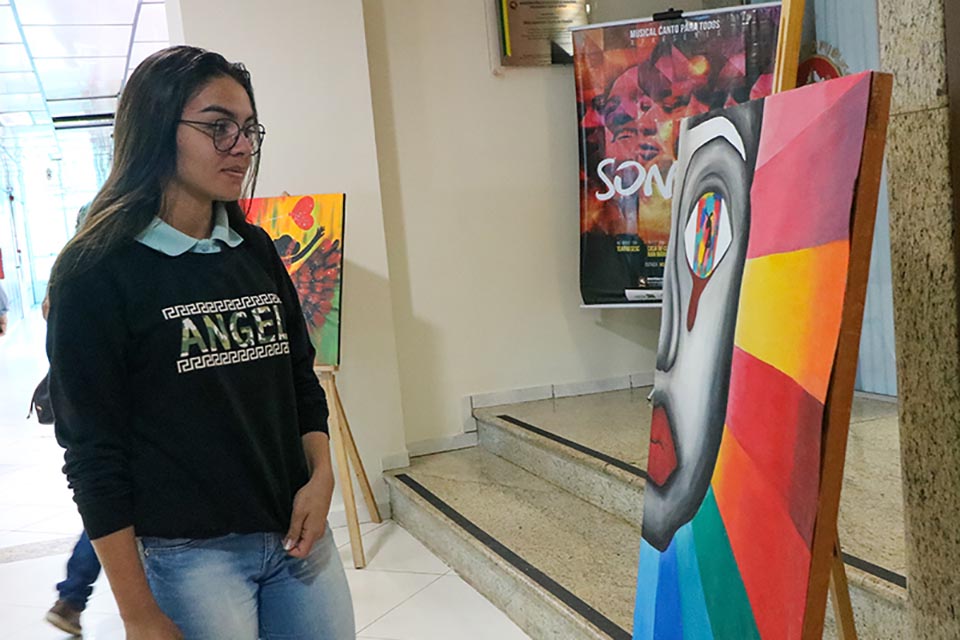Trabalhos de estudantes participantes do Fera 2019 estão em exposição no Ministério Público de Rondônia