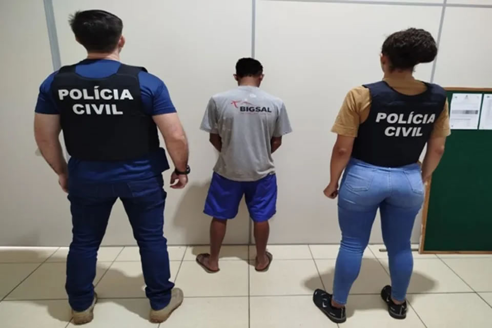 Acusado dos crimes de furtos e roubos é preso pela Polícia Civil