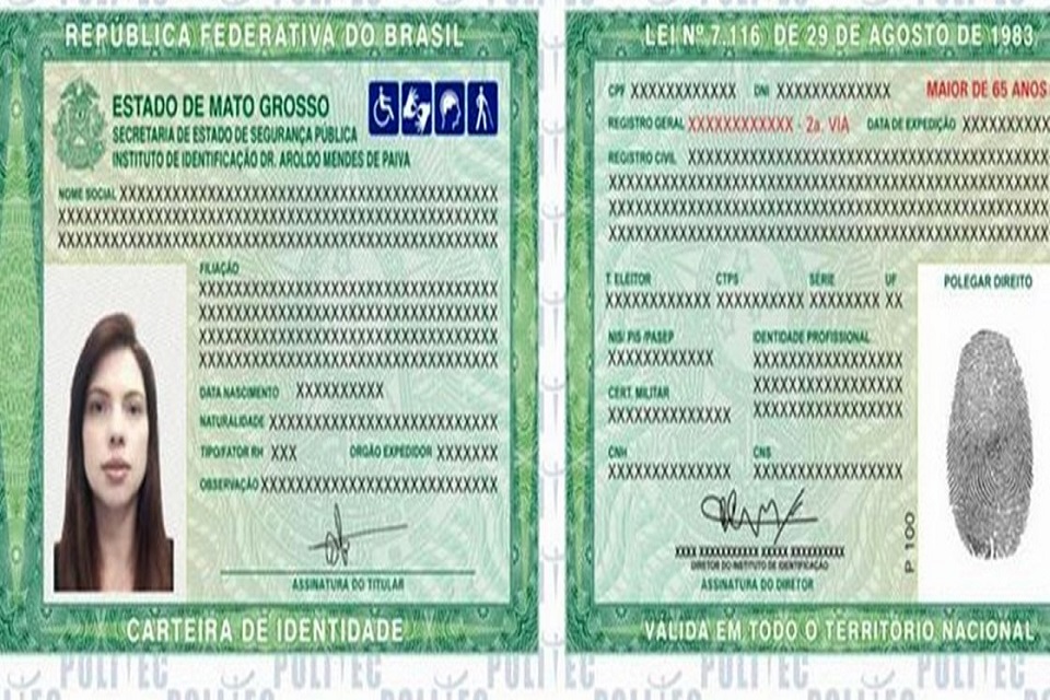Novo modelo de RG começou a ser emitido em alguns estados do Brasil