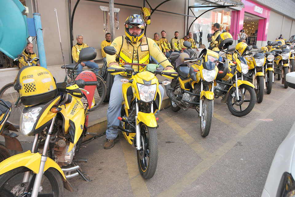 Porto Velho ganha serviço de mototáxi por aplicativo com valor a partir de 5 reais a corrida