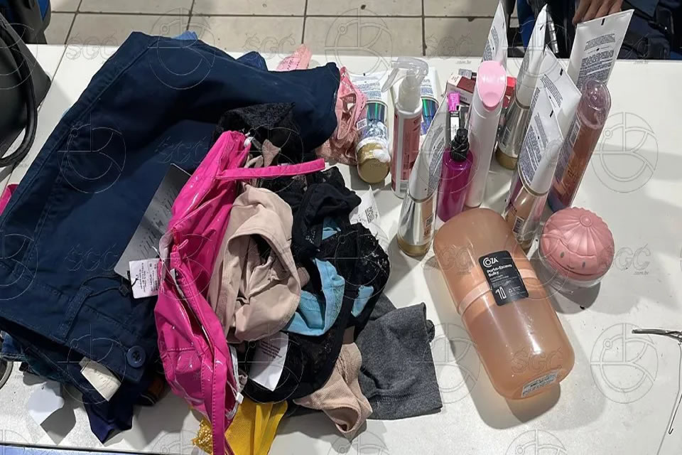 Casal é detido após furtar farmácia e loja de roupas na zona Sul