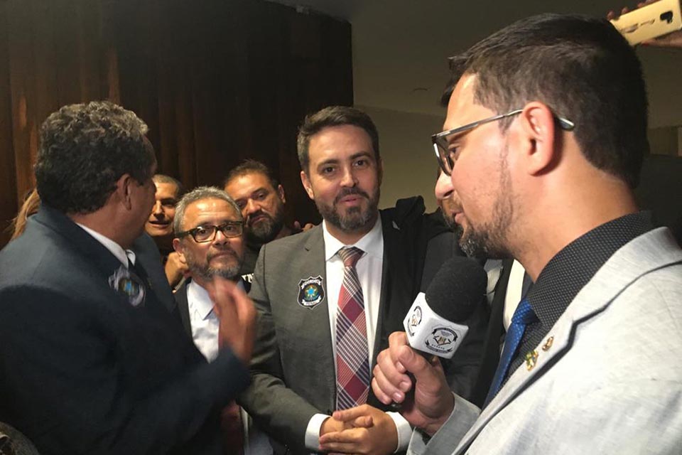 Deputado Anderson articula com bancada de Rondônia em Brasília PEC que cria Polícia Penal