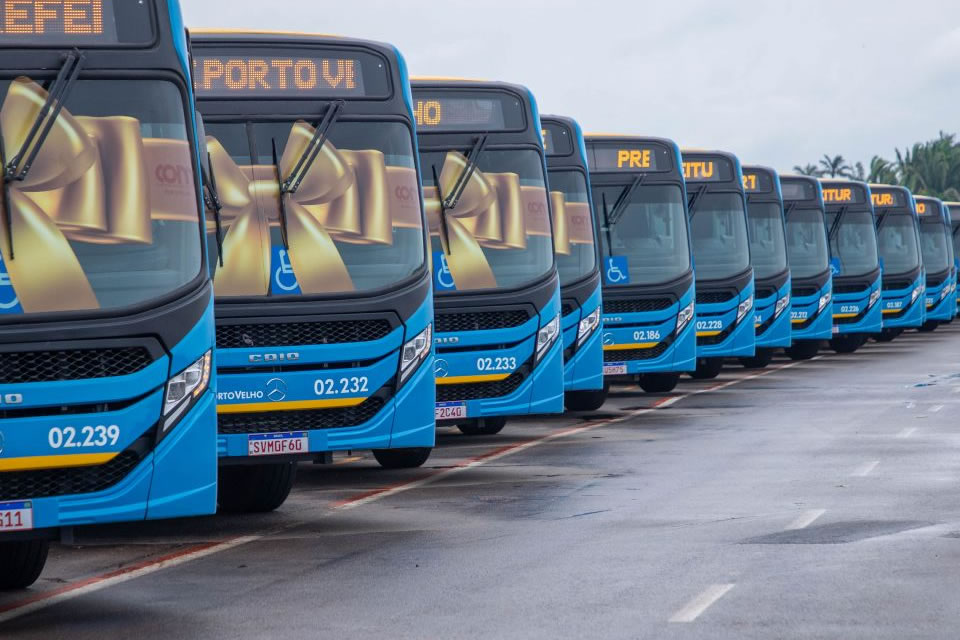 Com a frota de ônibus mais nova entre as capitais brasileiras, Porto Velho conta com veículos modernos e confortáveis