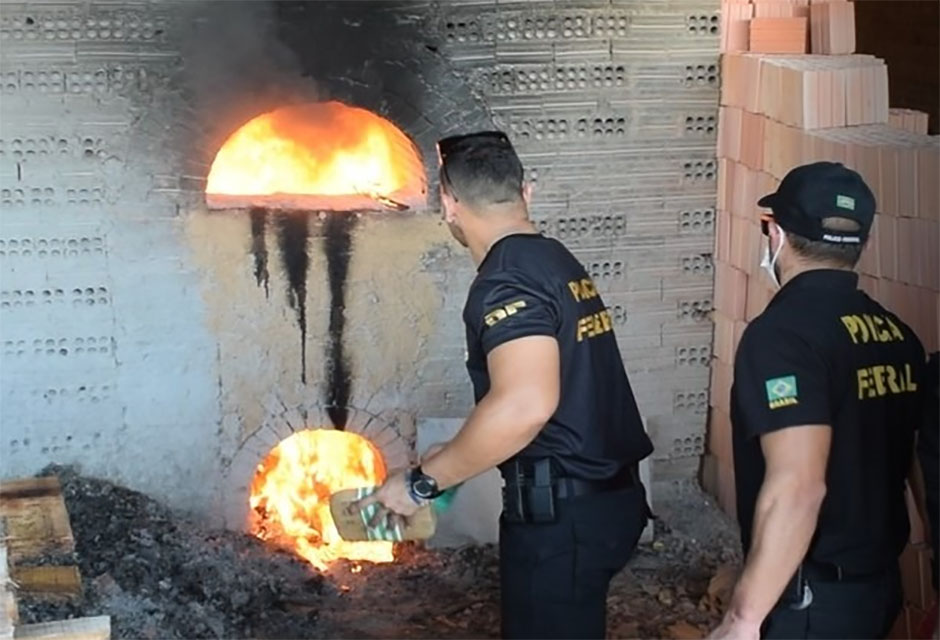 Policia Federal incinera 572 quilos de drogas na capital rondoniense