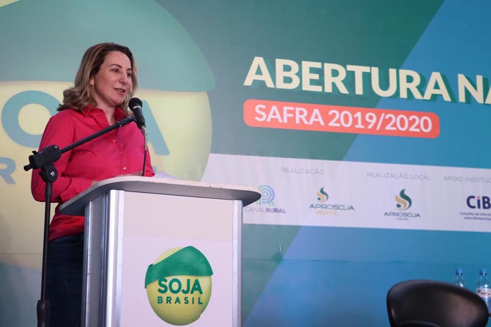 Deputada Jaqueline Cassol participa da Abertura Nacional do Plantio de Soja, em Vilhena