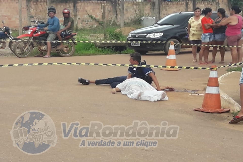 Mulher morre após ser atropelada na zona Leste de Porto Velho