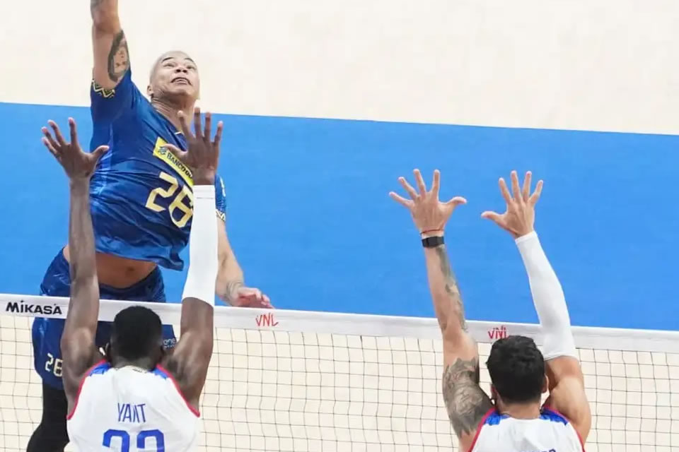 Brasil luta muito, mas é derrotado por Cuba na Liga das Nações