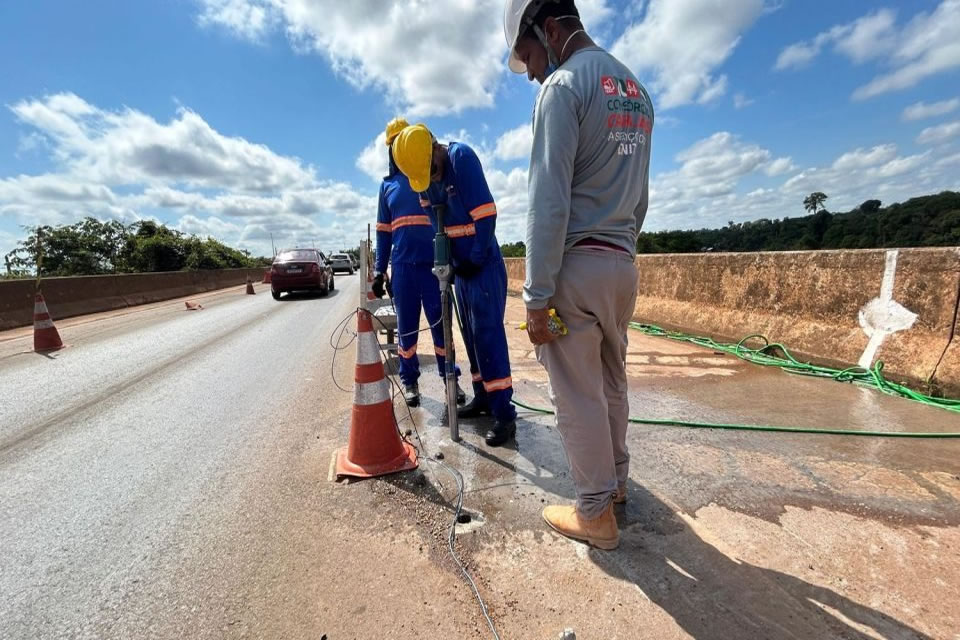 DNIT segue nos trabalhos de reabilitação das pontes sobre Rio Candeias