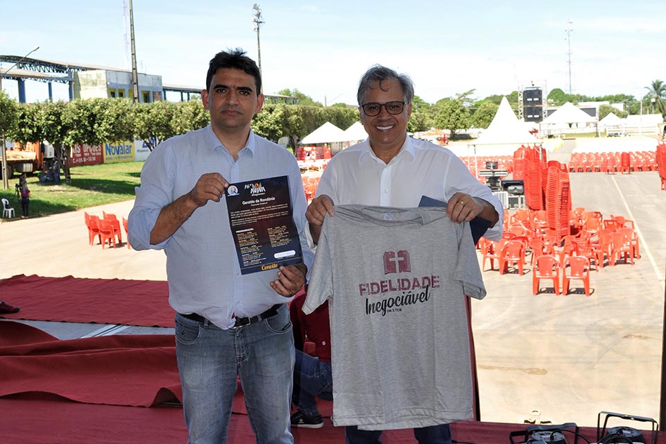 Geraldo da Rondônia acompanha organização do Aviva Ariquemes