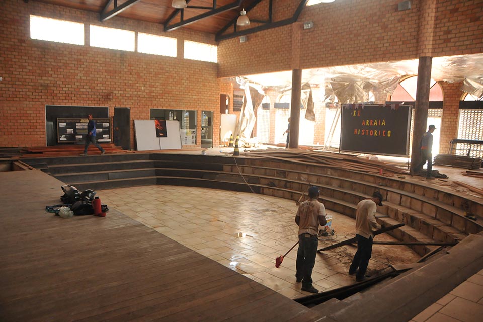 Reforma; Obras do Mercado Cultural seguem a todo vapor