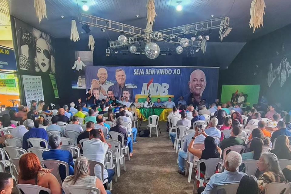 Deputado Ismael Crispim se une ao MDB e mobiliza lideranças em São Miguel do Guaporé