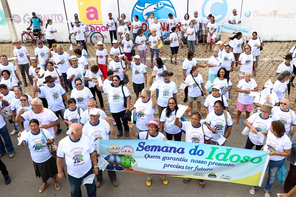 Prefeitura de Ji-Paraná realiza atividades alusivas à Semana do Idoso